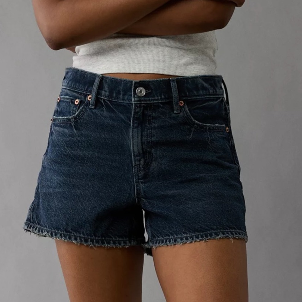 AE super high-waisted relaxed denim short
